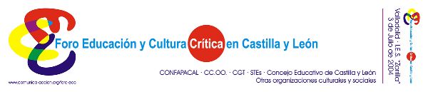 Foro &quot;Educación y cultura crítica&quot; de Castilla y León